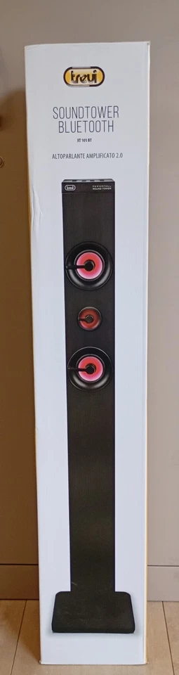 Trevi- XT 101 BT- Altoparlante Amplificato a Torre 2.0 bluetooth - Nero - Immagine 2 di 4