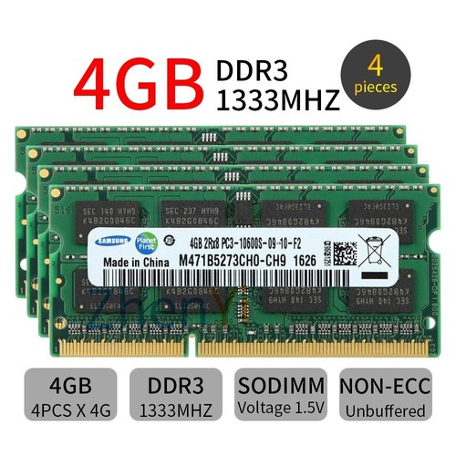 16GB 8GB 4GB 2GB DDR3 PC3-10600S 1333 SODIMM notebook memoria RAM per Samsung IT - Picture 2 of 14