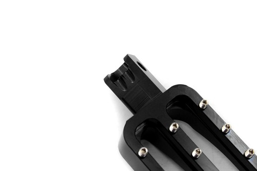 CNC Footpeg Pit Bike Foot Rests Black Fit MX CRF50 XR50 PW50 PW80 TTR50 - Picture 12 of 12