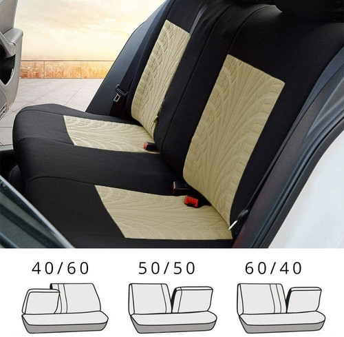 Universal Auto Seat Covers Full Set for Car Truck SUV Van Front Rear Protector - Picture 14 of 28