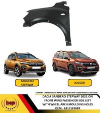 DACIA JOGGER 2022 ONON FRONT WING FENDER PRIMED PASSENGER SIDE LEFT NEW