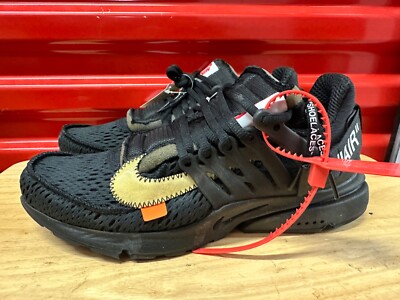 NEW Nike The 10 Air Presto Black White Cone AA3830-002 Men's Sz 8