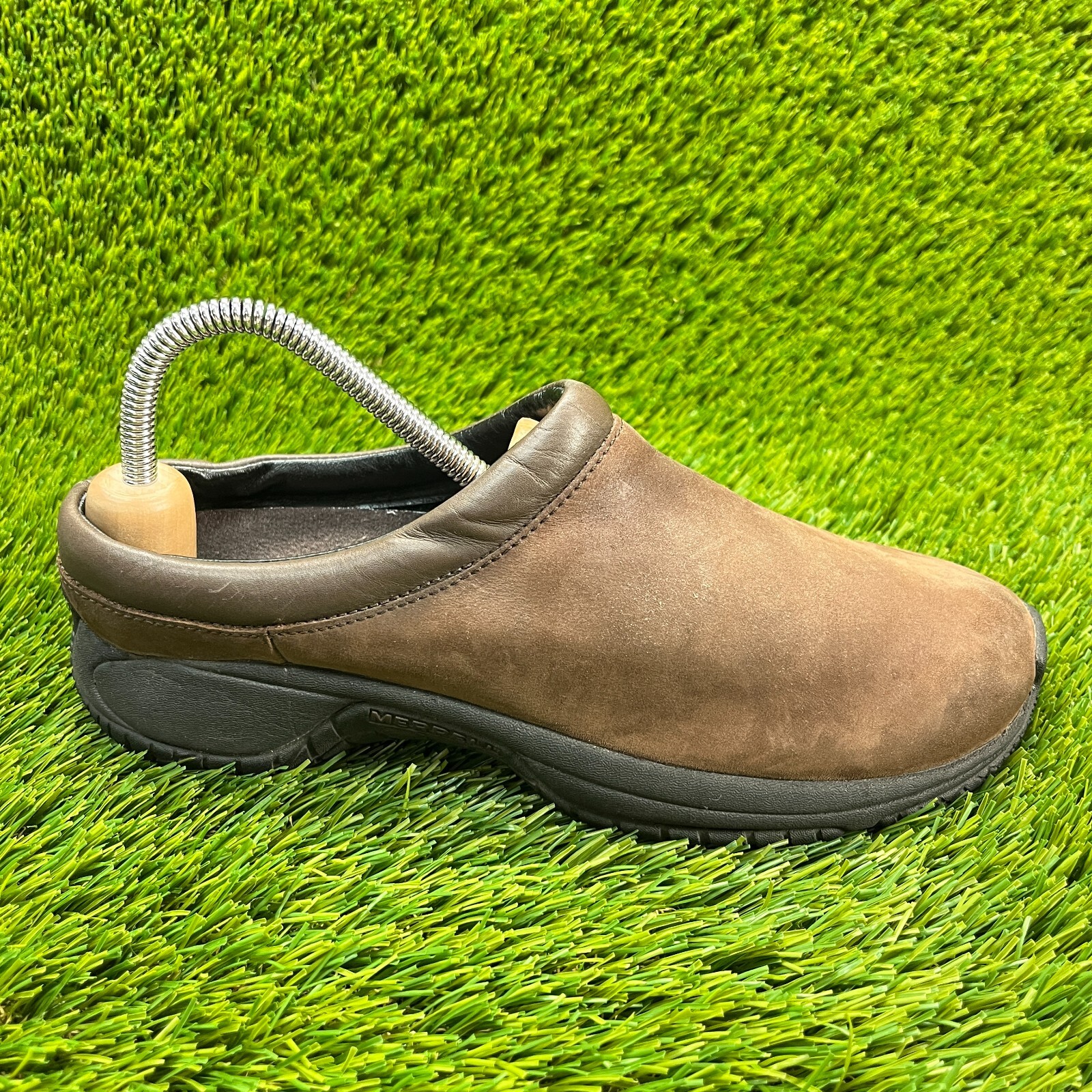 Scarpe zoccoli Merrell Encore Groove da donna marroni casual slip on mule J66324