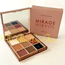FARMASI  ❤️  MIRAGE 🐥  9 Color EYESHADOW PALETTE 🐥 Browns  $29.90 MSRP  SAVE!
