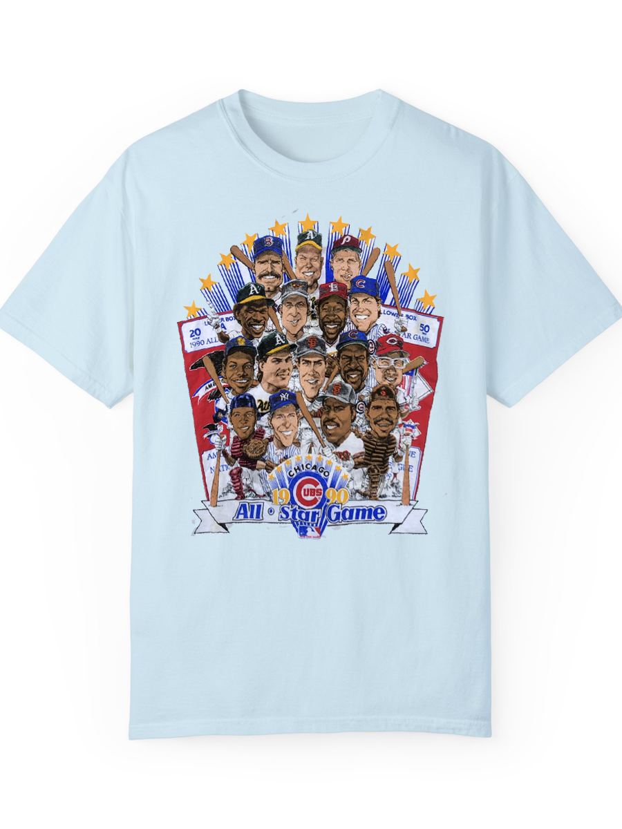 Comfort  MLB All Star Game T-shirt Chambray Short Sleeve All sizes