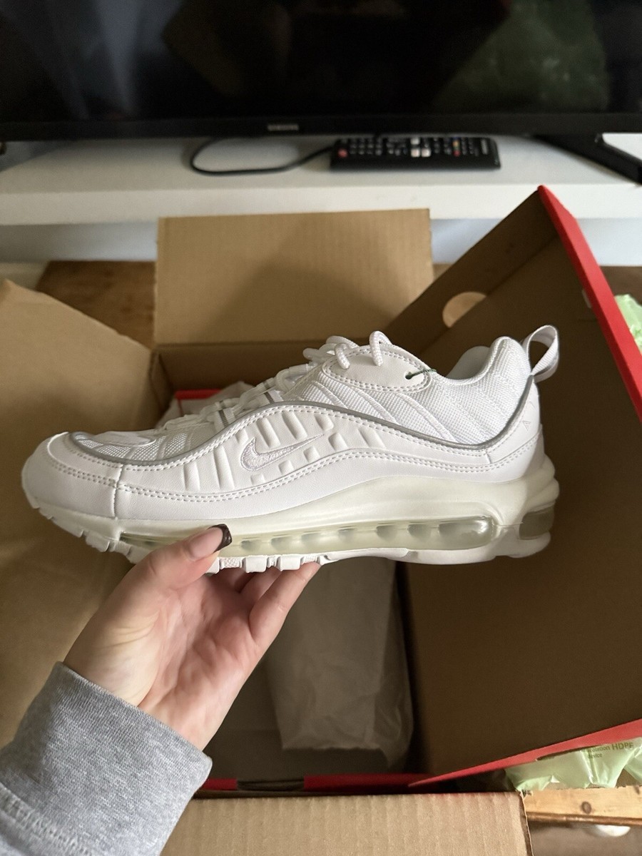 Nike Air Max 98 Triple White UK