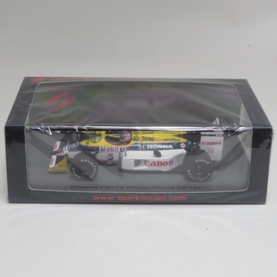 Spark S7482 1/43 WILLIAMS FW11B NO.5 WINNER FRENCH GP 1987