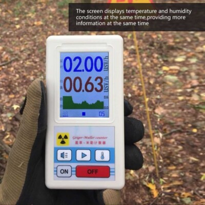 Geiger Counter Multifunctional Radioactive Detector Tester Easy Reading NEW BR 6