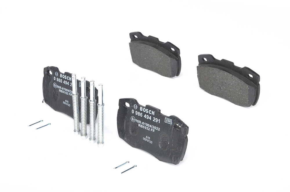 Plaquettes de frein avant Bosch BP1246 pour un freinage optimal sur essieu avant