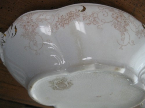 Grindley England, Antique gold trim ,floral Covered Casserole vguc. - Picture 5 of 6