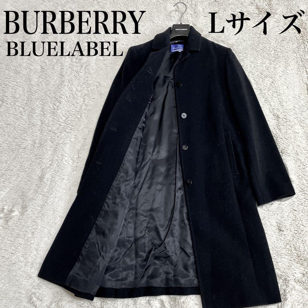 BURBERRY BLUE LABEL Long Coat Wool Nova Check Women's #D2711A