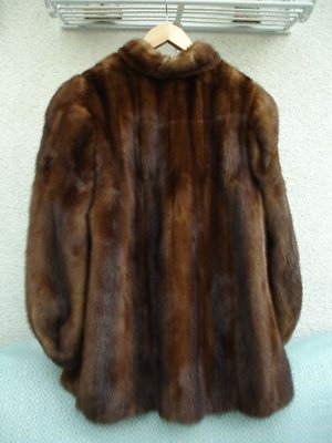 Veste fourrure en vison veritable deals