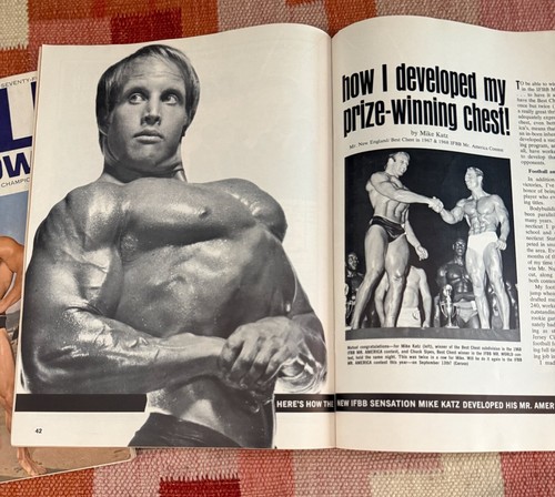 Vintage Muscle Builder Power Magazine 1969 Lot of 3 Arnold Schwarzenegger - Picture 13 of 18