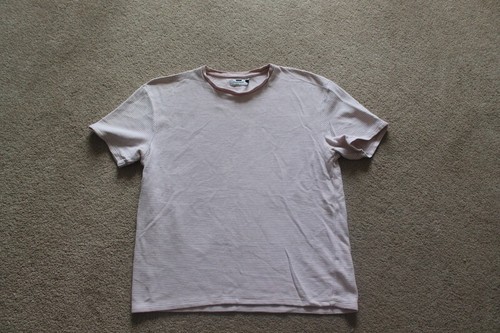 Herren T-Shirt TopMan rosa gestreift Größe M guter Zustand