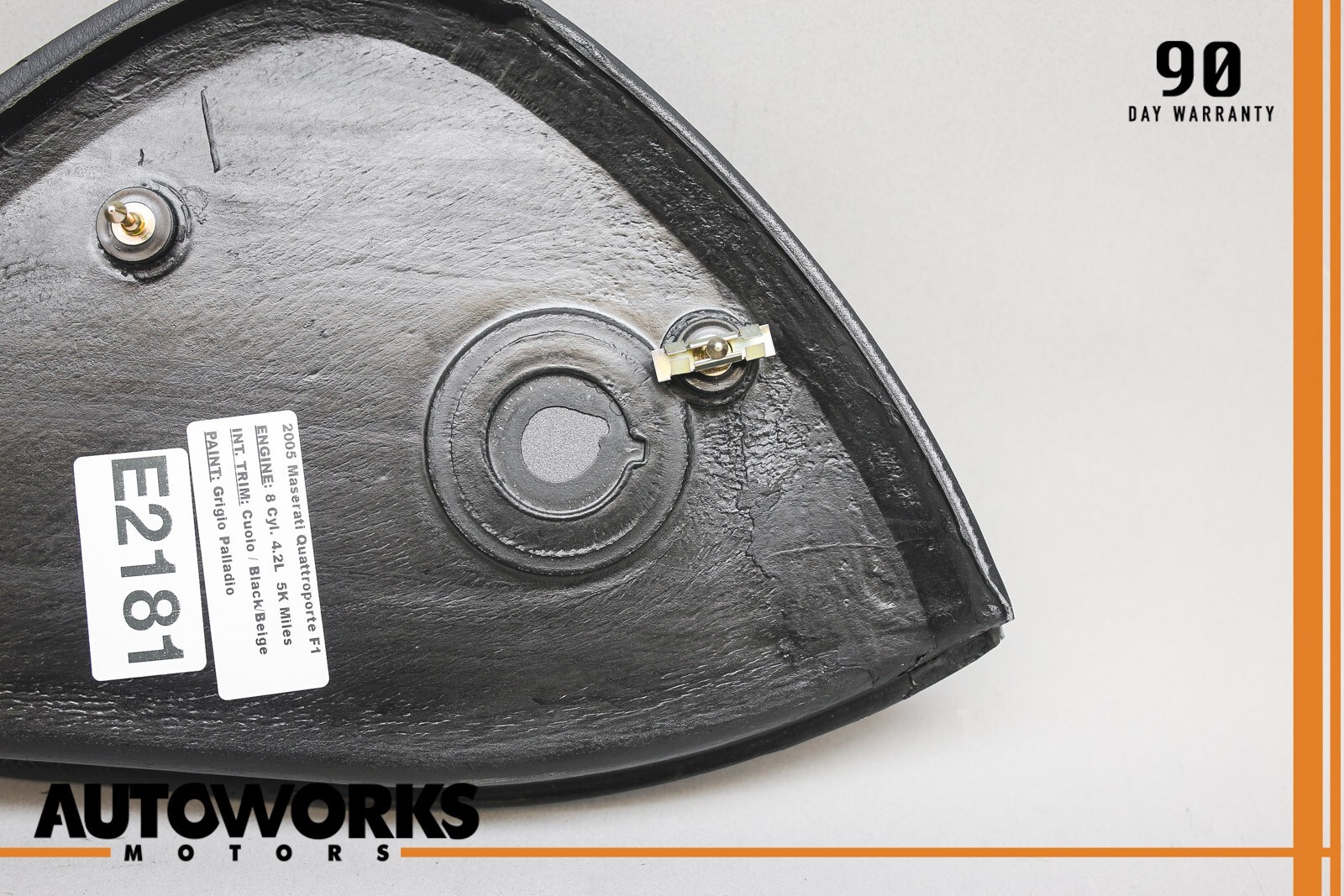 03-13 Maserati Quattroporte M139 Left Driver Side Dash Board Trim Panel OEM