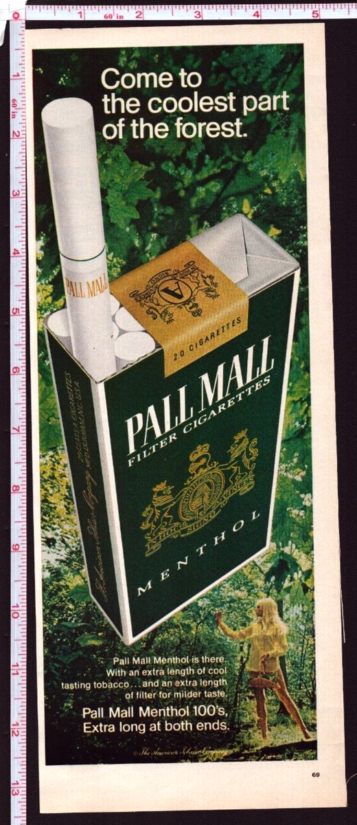 when did pall mall cigarettes come out 1969 PALL MALL CIGARETTES, Menthol, Smoking, Vtg Print Ad, Lady Picking Plant when did pall mall cigarettes come out 1969 PALL MALL CIGARETTES, Menthol, Smoking, Vtg Print Ad, Lady Picking Plant