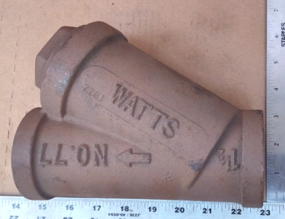 Watts Cast Iron 1-1/2'' Strainer No 77, 250 SWP