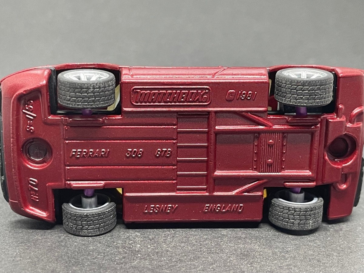 matchbox ferrari 308GTB イングランド製 MATCHBOX FERRARI 308 GTB