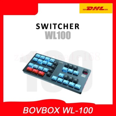 BOVBOX WL-100 Video Switcher 4-CH Livestreaming Video Mixer Switcher for Video 