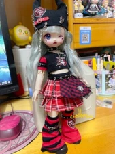 1/6 1/4 Puyoo Shoushou BJD Outfit Clothes Rock and Roll Sweet Honey 6 Pcs Set