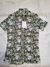 Camicia a maniche corte in cotone Zara Man tg S