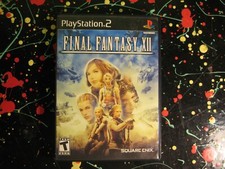 Final Fantasy XII 12 PS2 PlayStation 2 Black Label RPG Game