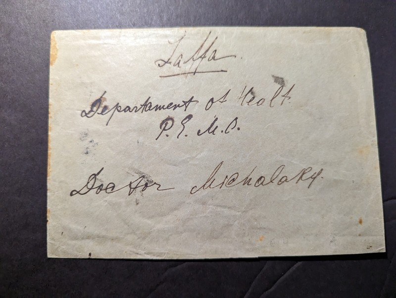 1925 Palestine EEF Overprint Cover Tel Aviv to Jaffa