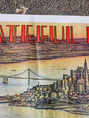 Vtg Grateful Dead Poster Dead Set 55x39