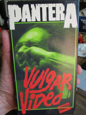 【PANTERA VULGAR VIDEO 極悪】VHSビデオ パンテラ Vulgar Video [Video] by Pantera (VHS, Nov-1993, A*Vision