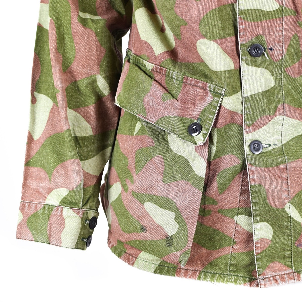 Original Finnish army jacket M62 camo uniform reversible snow