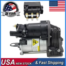 FOR MERCEDES S-CLASS W221 S550 CL550 AIR SUSPENSION COMPRESSOR PUMP &VALVE BLOCK