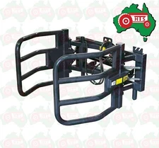 Tractor Bale Grab w/ 1/2" Hydraulic Connection Hoses