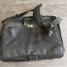 PORT Laptop Computer Shoulder Bag Brief Case Black