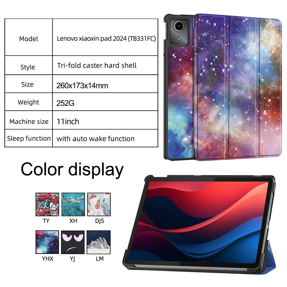 Case for Lenovo Xiaoxin Pad 2024 TB331FC Tab M11 TB330FU 11