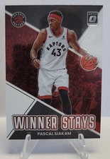 2022-23  Donruss Optic Basketball #3 Pascal Siakam Winner Stays Insert Raptors 
