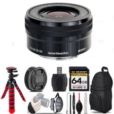 Sony E PZ 16-50mm f/3.5-5.6 OSS Lens - 64GB Special Kit