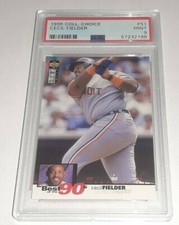 1995 UD Collector's Choice #51 Cecil Fielder Card Graded PSA 9 Mint Pop 2