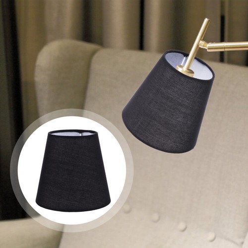 Clip On Bulb Lamp Shades E27 Light Bulb Drum Chandelier Shades