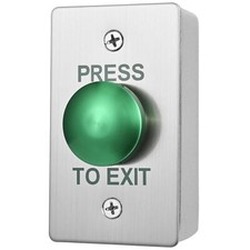 Push to Exit Button for Door Access Control Big Press Button Waterproof Stain...