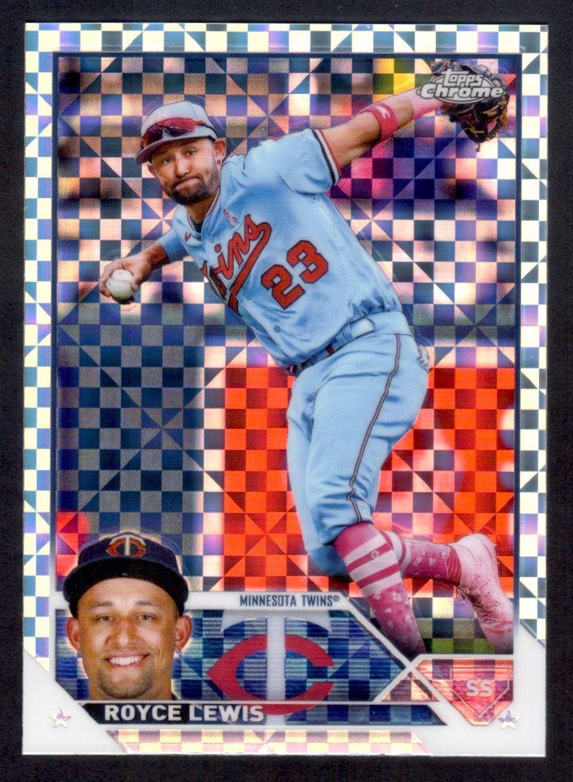 ルイス　アンバーグ　51㌢ 2023 Topps Chrome X-Fractor Royce Lewis Refractor #51 | eBay