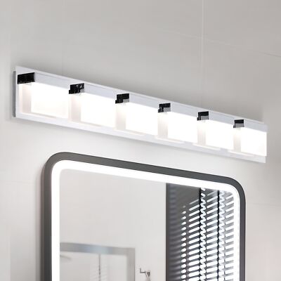 ASD LED 36 Inch Bathroom Vanity Light Fixture | 6-Lights 35W 2020LM 3000-5000...