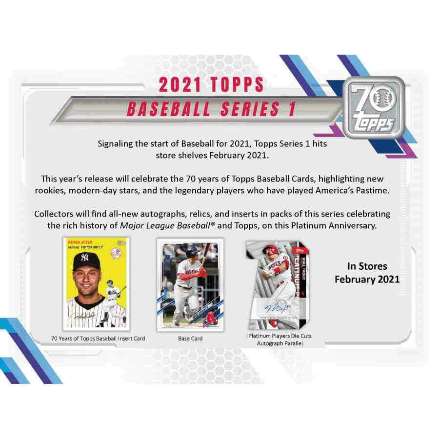 2021 Topps Series 1 Baseball Hobby Jumbo Box Factory Sealed 21TOB1
