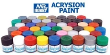 GSI Creos Mr. Hobby Mr. Color Acrysion WaterBased Paint Model Paint N1-N127 10mL