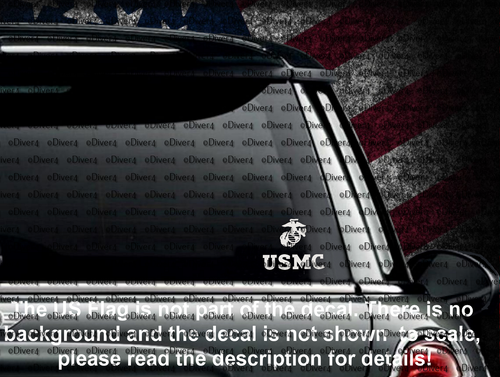 (NOT A TRANSFER) Vinyl decal in the Old School USMC EGA Style iron on transfer - Picture 3 of 9