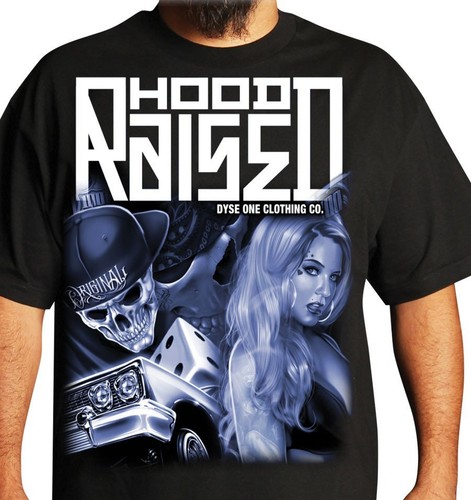 Dyse One Hood Raised Black T Shirt 