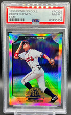 1998 Leaf 50th Donruss Prized Collections Chipper Jones PSA 8 *Pop 1* Braves