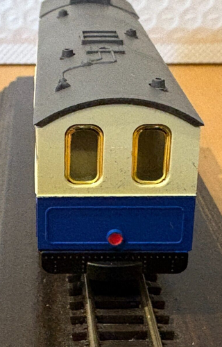 Jouef V13 HOe HOn30 Steam railcar No10 Blue & Cream, tested in good crystal box. - Picture 3 of 12