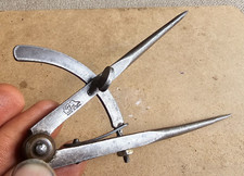 Vintage Oak Leaf Divider Compass #6 8โ Made In USA