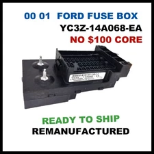 ✔ REBUILT ✔ YC3Z-14A068-EA  2001 FORD F450 F550 Interior Cabin Fuse Box
