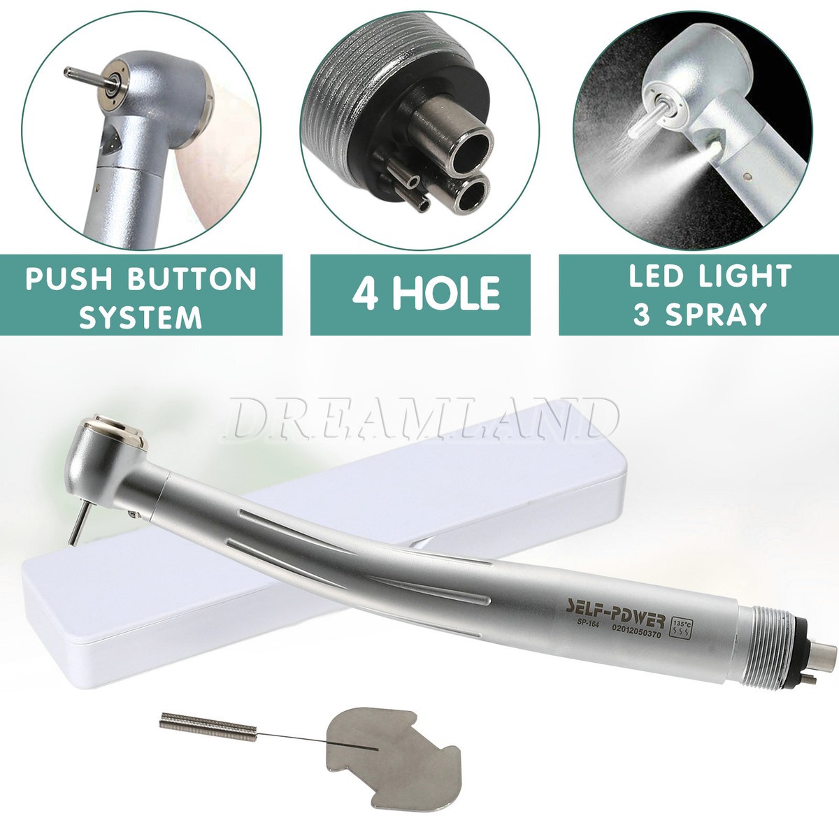NSK Style Sale Fiber Optic LED E-generator high speed handpiece
